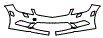 Bumper and Luggage Area Kit pattern for the 2008 Mercedes Benz C250