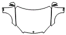 Hood, Fender and Mirror Kit pattern for the 2011 Mercedes Benz C300