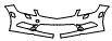 Bumper and Luggage Area Kit pattern for the 2011 Mercedes Benz C250