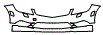 Bumper and Luggage Area Kit pattern for the 2011 Mercedes Benz C250
