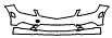 Bumper and Luggage Area Kit pattern for the 2011 Mercedes Benz C250