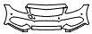 Bumper Kit pattern for the 2015 Mercedes Benz C300