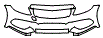 Bumper Kit pattern for the 2015 Mercedes Benz C300