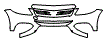 Bumper Kit pattern for the 2015 Mercedes Benz C300