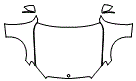 Full Hood, Fender and Mirror Kit pattern for the 2015 Mercedes Benz C300