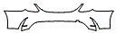 Rear Bumper Kit pattern for the 2015 Mercedes Benz C300