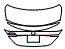 Trunk Lid Kit pattern for the 2015 Mercedes Benz C300