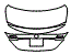 Trunk Lid Kit pattern for the 2015 Mercedes Benz C300