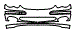 Bumper kit pattern for the 2003 Mercedes Benz C320