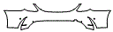 Rear Bumper Kit pattern for the 2015 Mercedes Benz C300