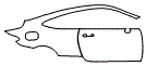 Door and Rear Fender Kit pattern for the 2023 Mercedes Benz C-Class Coupe
