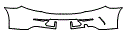Rear Bumper Kit pattern for the 2023 Mercedes Benz C-Class Coupe