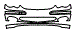 Bumper kit pattern for the 2003 Mercedes Benz C320
