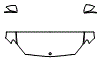 Hood, Fender and Mirror Kit pattern for the 2023 Mercedes Benz C-Class Coupe