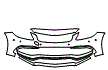 Bumper Kit pattern for the 2023 Mercedes Benz C-Class Coupe