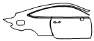 Door and Rear Fender Kit pattern for the 2023 Mercedes Benz C-Class Coupe