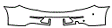 Rear Bumper Kit pattern for the 2023 Mercedes Benz C-Class Coupe