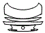 Trunk Lid Kit pattern for the 2017 Mercedes Benz C-Class Coupe
