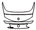 Trunk Lid Kit pattern for the 2023 Mercedes Benz C-Class Cabriolet