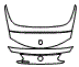Trunk Lid Kit pattern for the 2023 Mercedes Benz C-Class Cabriolet
