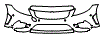Bumper Kit pattern for the 2023 Mercedes Benz C-Class Cabriolet