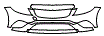 Bumper Kit pattern for the 2023 Mercedes Benz C-Class Cabriolet