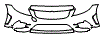 Bumper Kit pattern for the 2023 Mercedes Benz C-Class Cabriolet