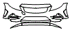 Bumper Kit pattern for the 2021 Mercedes Benz C-Class Wagon