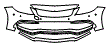 Bumper Kit pattern for the 2023 Mercedes Benz C-Class Coupe