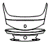 Trunk Lid Kit pattern for the 2017 Mercedes Benz C-Class Cabriolet