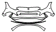 Bumper Kit pattern for the 2026 Mercedes Benz C-Class Sedan