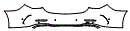 Rear Bumper Kit pattern for the 2026 Mercedes Benz C-Class Sedan