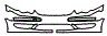 Bumper Kit pattern for the 2005 Mercedes Benz C320