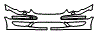Bumper Kit pattern for the 2005 Mercedes Benz C320
