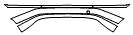 Lower Rear Bumper Kit pattern for the 2007 Mercedes Benz C280