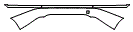 Lower Rear Bumper Kit pattern for the 2007 Mercedes Benz C230