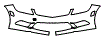 Bumper and Luggage Area Kit pattern for the 2008 Mercedes Benz C250