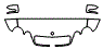 Hood, Fender and Mirror Kit pattern for the 2006 Mercedes Benz CL55