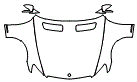 Full Hood, Fender and Mirror Kit pattern for the 2007 Mercedes Benz CL550
