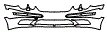 Bumper Kit pattern for the 2006 Mercedes Benz CL55