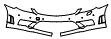 Bumper Kit pattern for the 2008 Mercedes Benz CL63