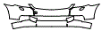 Bumper Kit pattern for the 2008 Mercedes Benz CL600