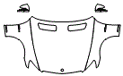 Full Hood, Fender and Mirror Kit pattern for the 2010 Mercedes Benz CL63