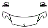 Hood, Fender and Mirror Kit pattern for the 2014 Mercedes Benz CL550