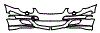 Bumper Kit pattern for the 2005 Mercedes Benz C320