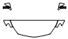 Hood, Fender and Mirror Kit pattern for the 2017 Mercedes Benz SL Roadster