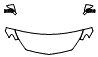 Hood, Fender and Mirror Kit pattern for the 2017 Mercedes Benz SL Roadster
