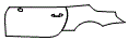 Door and Rear Fender Kit pattern for the 2012 Mercedes Benz SL Roadster