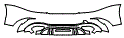 Rear Bumper Kit pattern for the 2017 Mercedes Benz SL Roadster