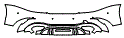 Rear Bumper Kit pattern for the 2017 Mercedes Benz SL Roadster